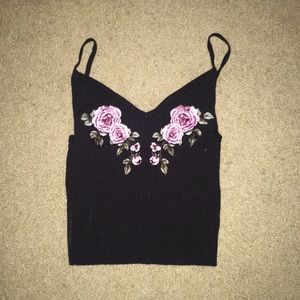 Kendall and Kylie spaghetti ribbed tank